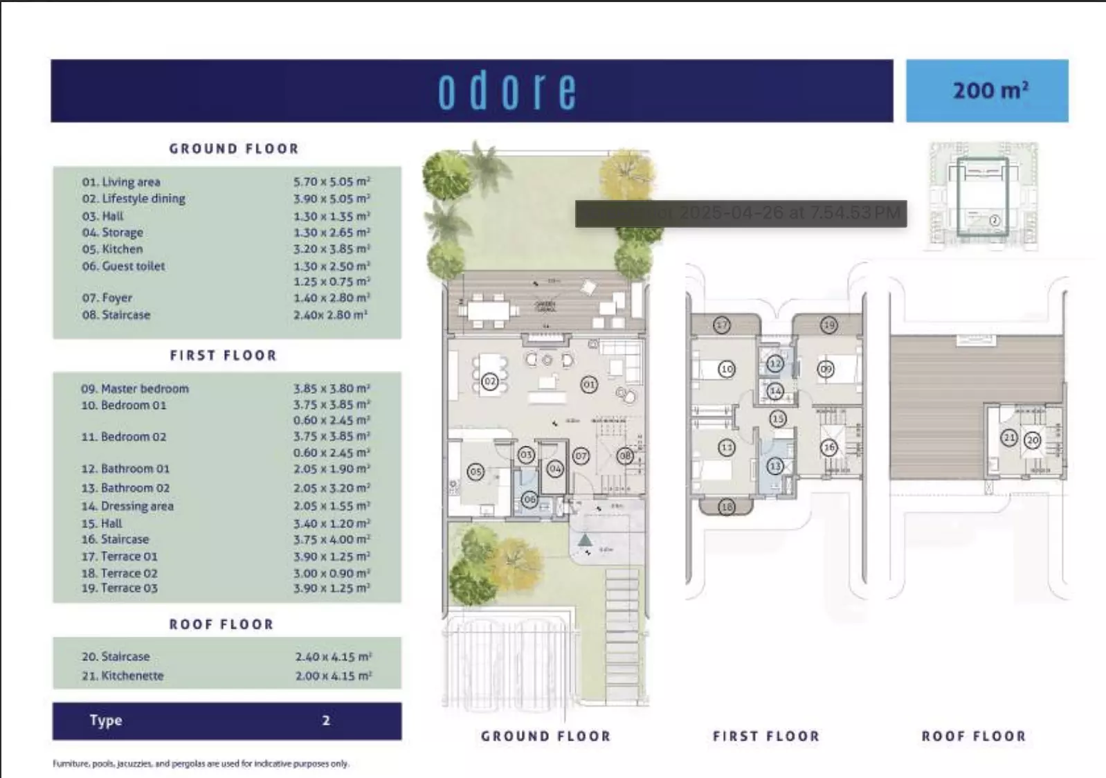 تاون هاوس · 3 غرف · 200–220 م² في Marseilia Beach 5 Village by Marseilia Developments 2