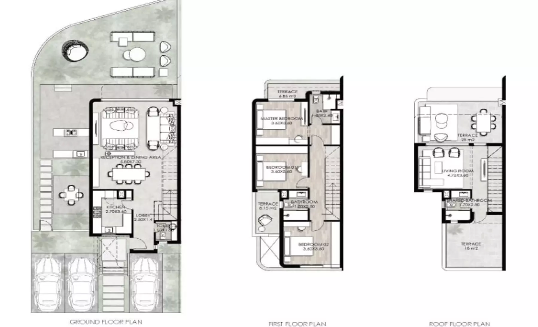 تاون هاوس · 3 غرف · 204–229 م² في Kukun Mostakbal City Compound by TLD 4