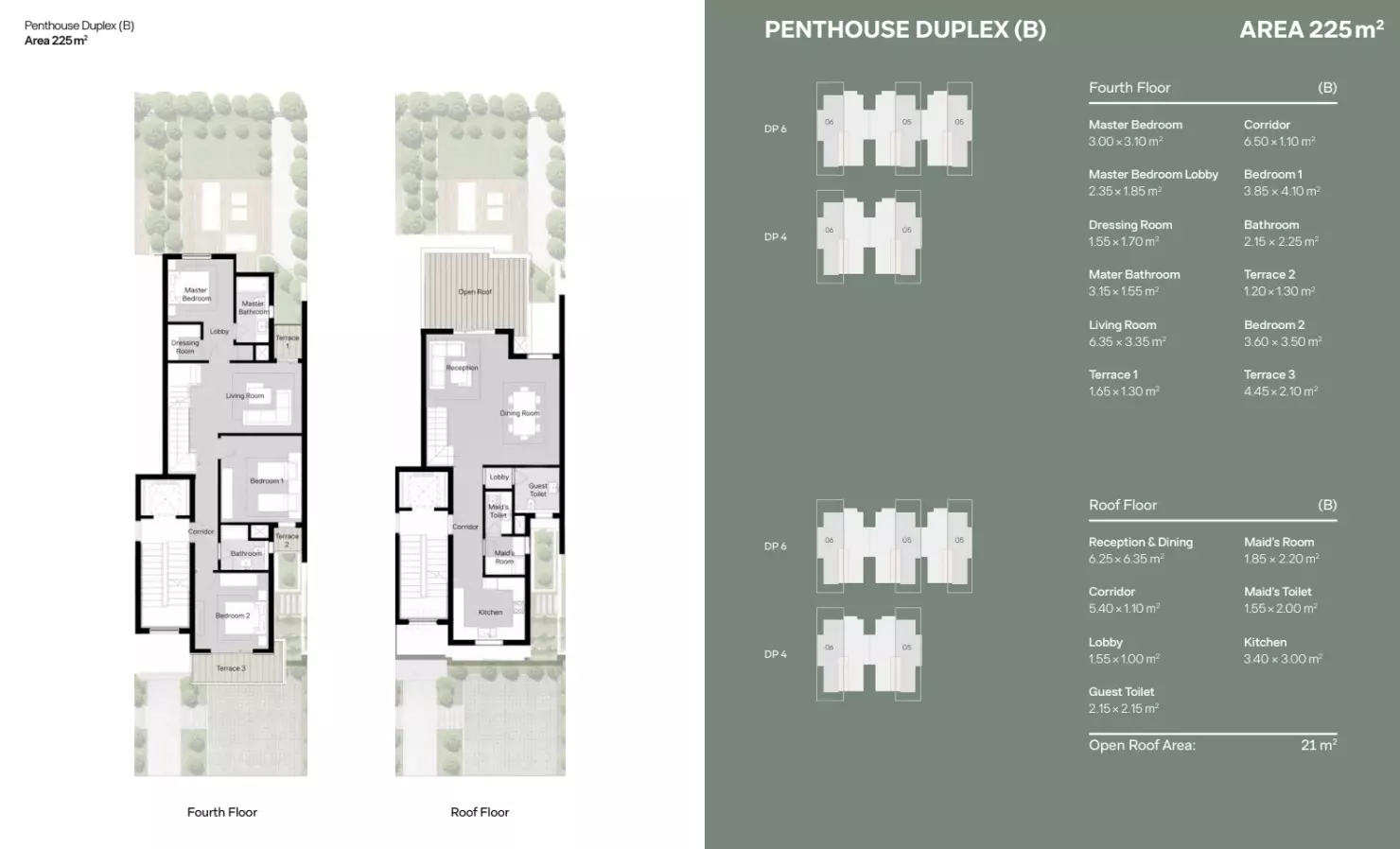 دوبلكس · 3 غرف · 225–240 م² في Ivoire East New Cairo by PRE 2