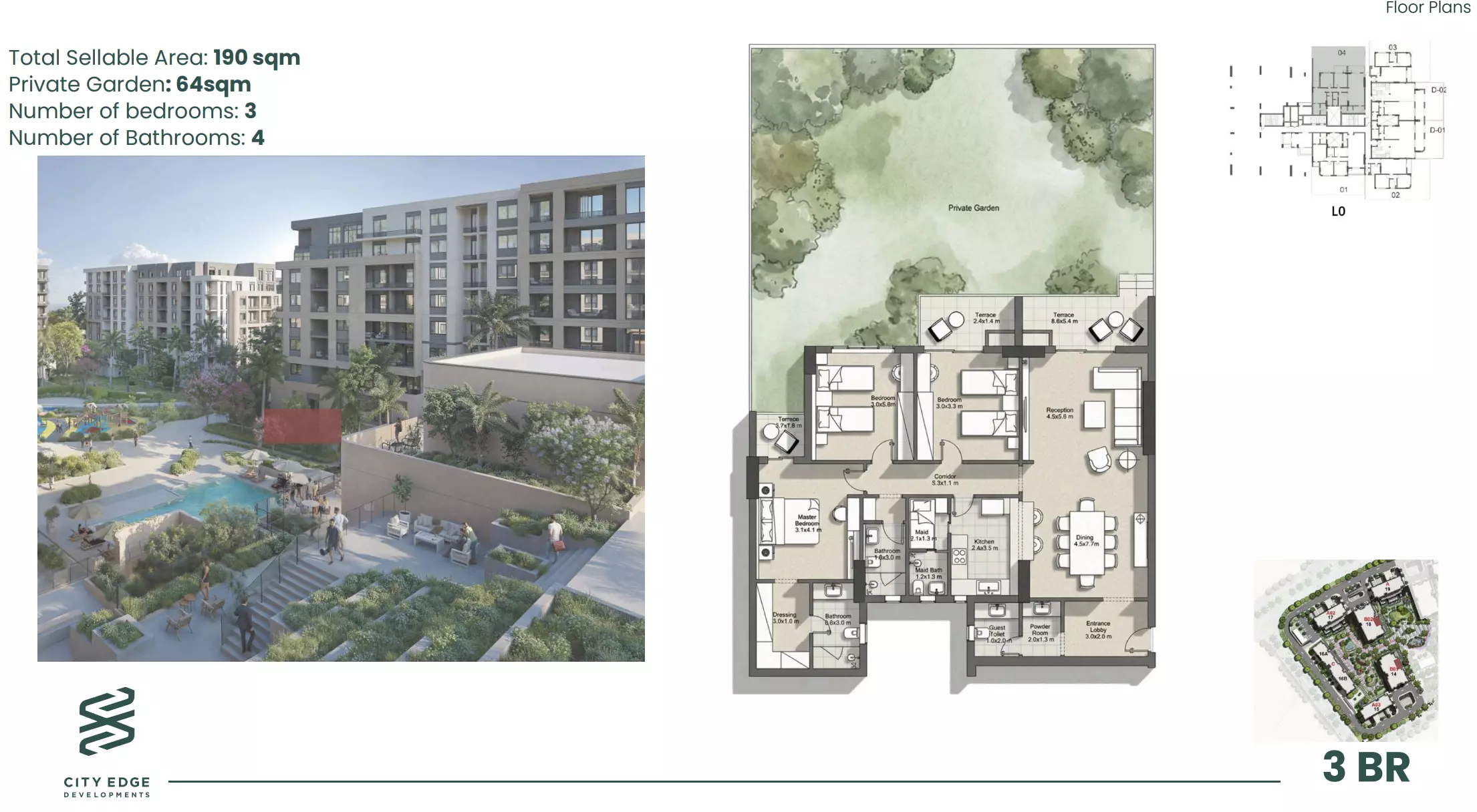 Apartment · 3 Bedrooms · 157–237 m² in كمبوند لاش فالي التجمع الخامس 2026 Compound Lush Valley New Cairo 4