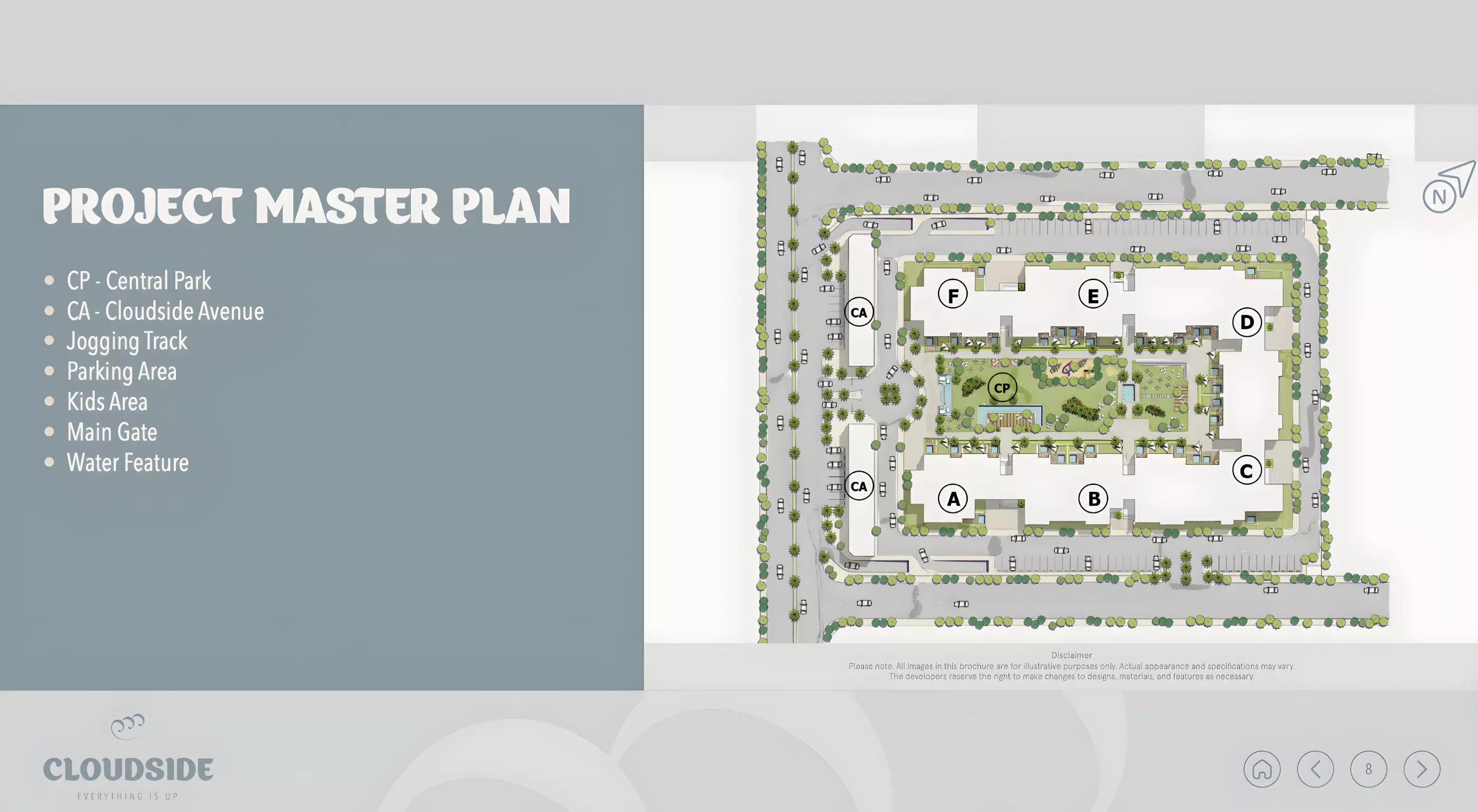 Compound Cloudside El Sheikh Zayed master plan