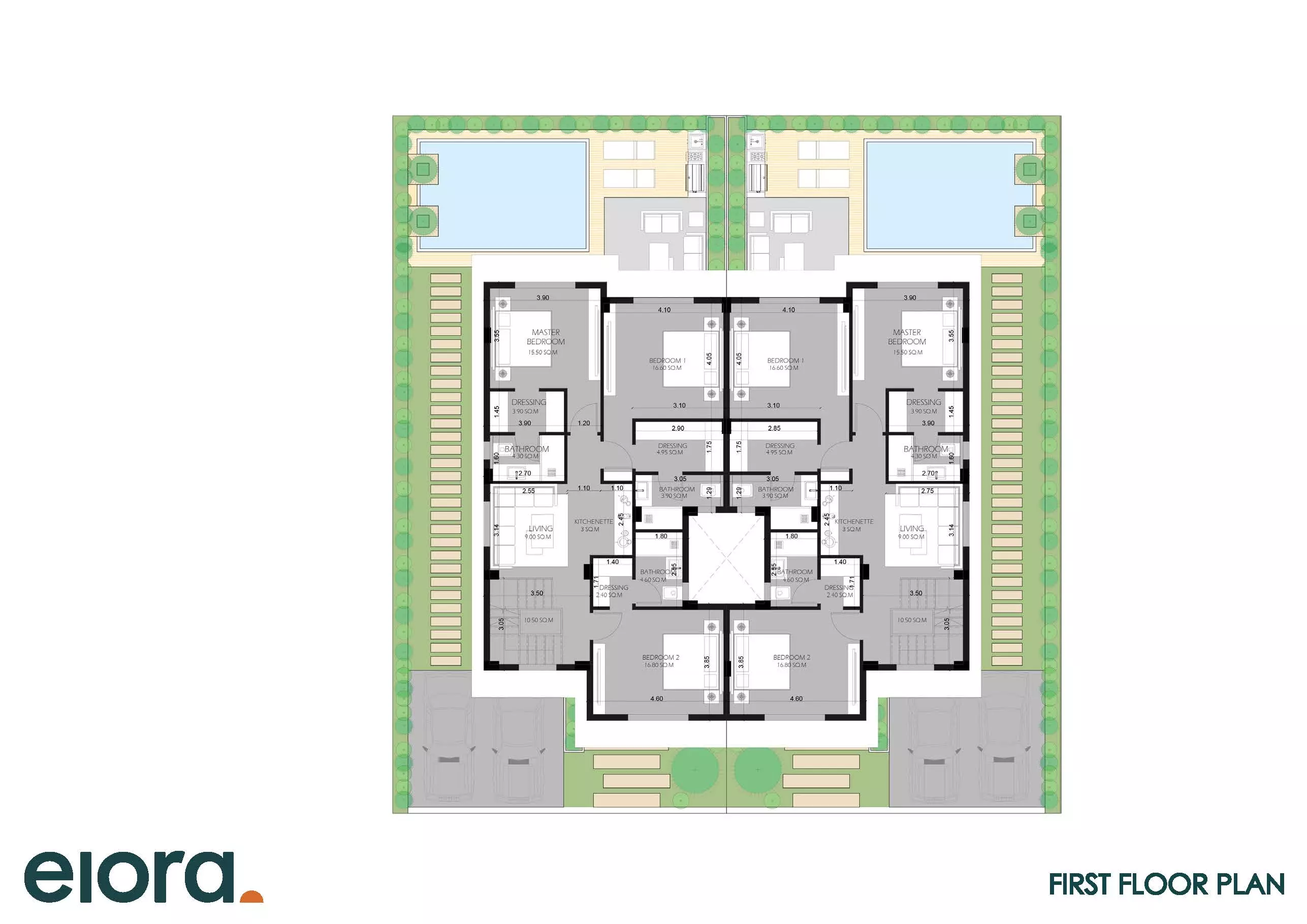 Townhouse · 3 Bedrooms · 174–234 m² in elora new zayed 4