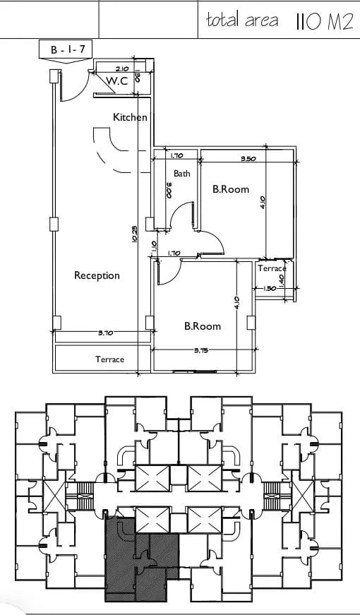 شقة · غرفتين · 105–115 م² في كمبوند ريزا الشيخ زايد 2026 Compound Riza El Sheikh Zayed 2