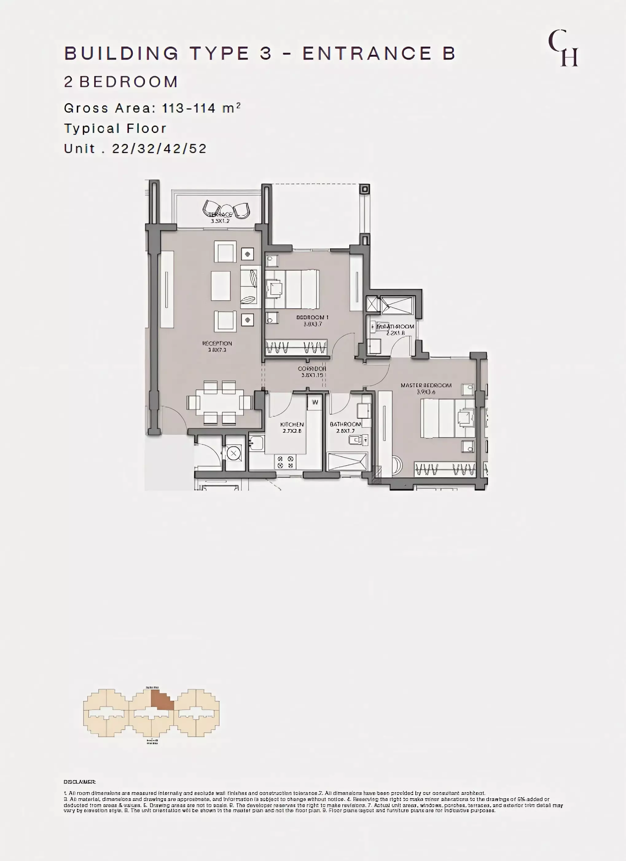 شقة · غرفة · 82–114 م² في Club Hills Residence 2