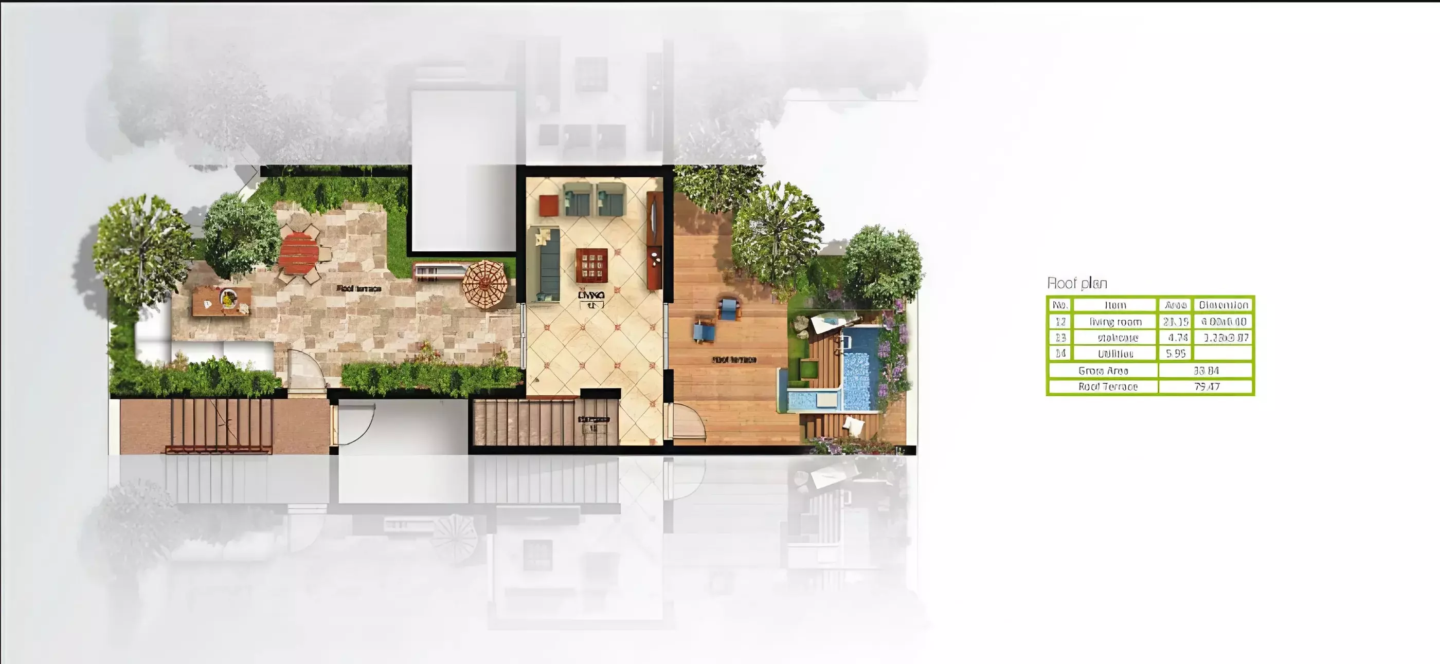 بنتهاوس · غرفتين · 166 م² في Mountain View Hyde Park 2