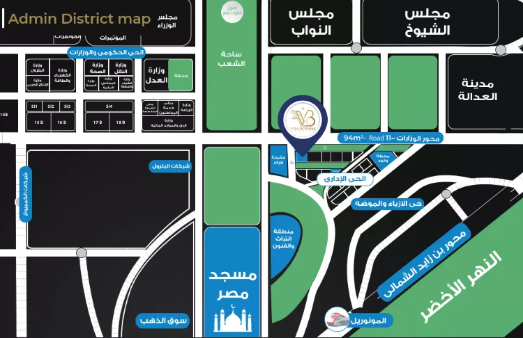 مول فيدا بيزنس كومبلكس العاصمة الإدارية master plan