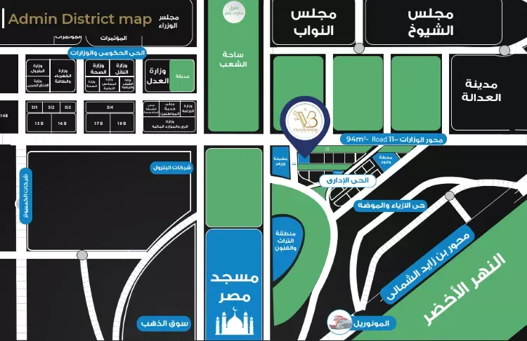Vida Business Complex New Capital master plan