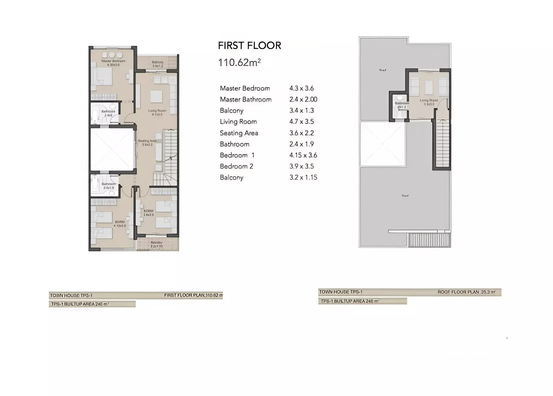 Townhouse · 3 Bedrooms · 246–307 m² in ATRIO 2