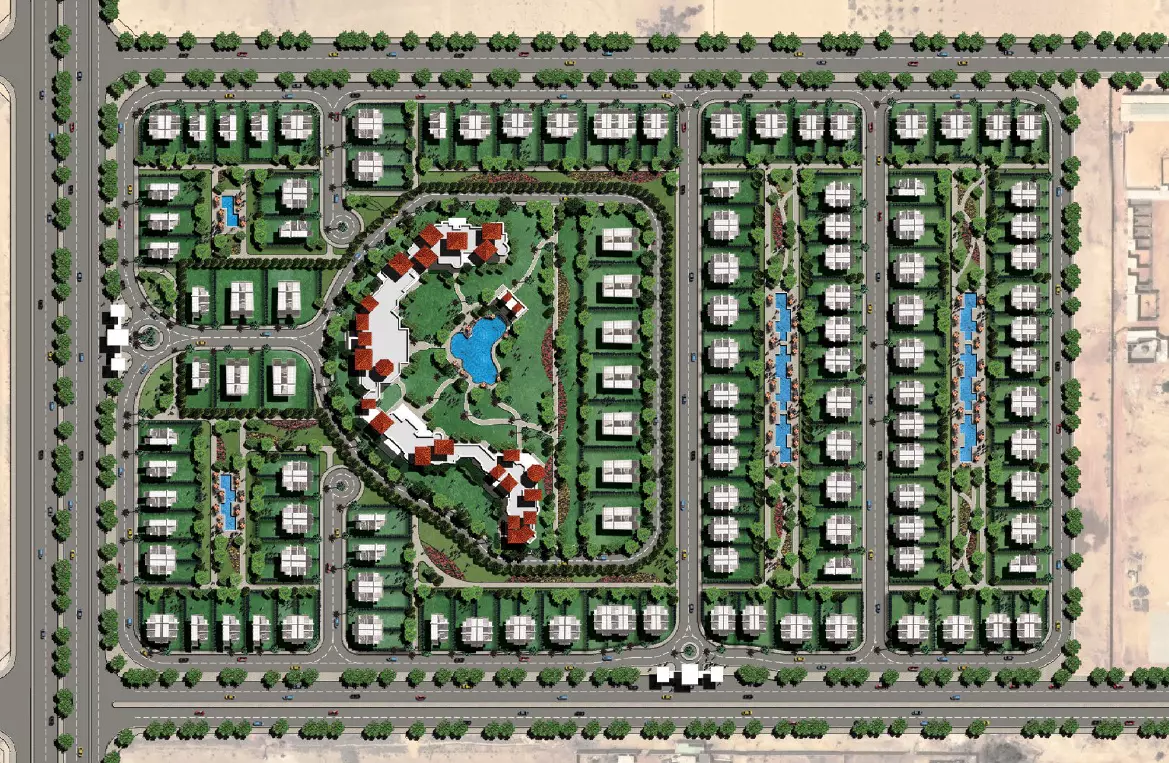 كمبوند الباتيو فيرا الشيخ زايد master plan