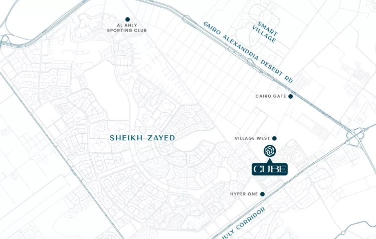 كيوب مول الشيخ زايد master plan