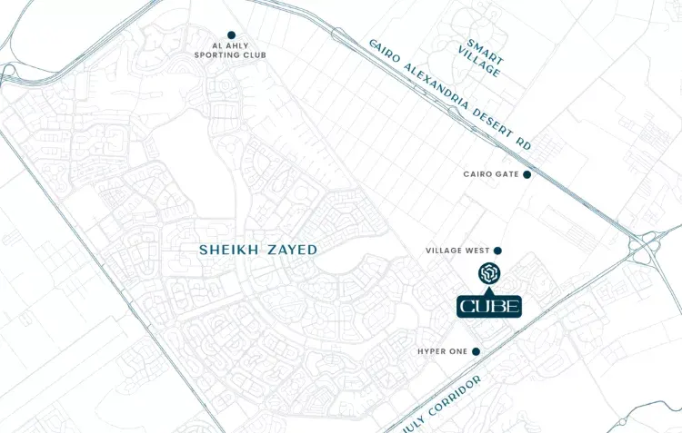 كيوب مول الشيخ زايد master plan