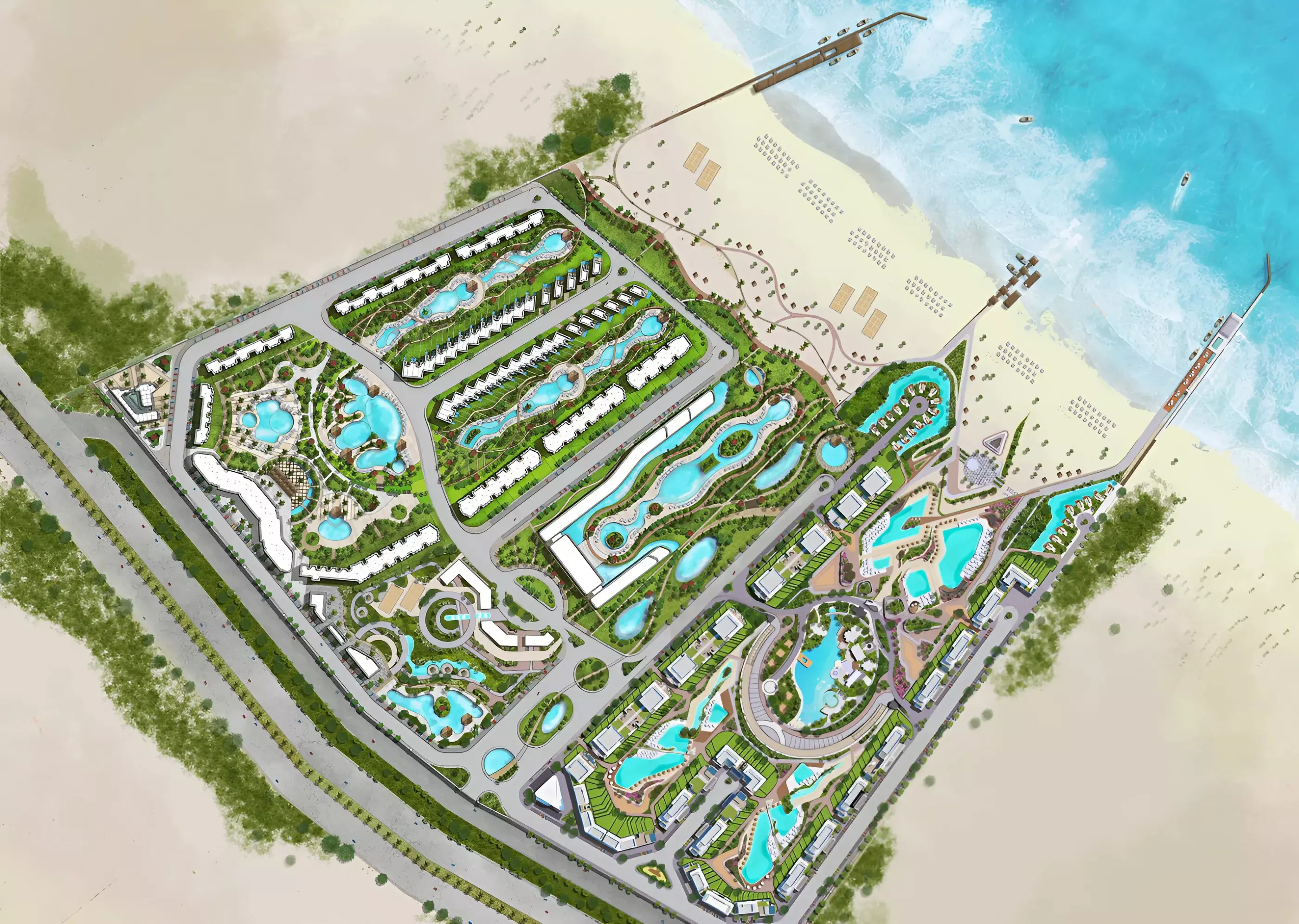 جميلة الساحل الشمالي master plan