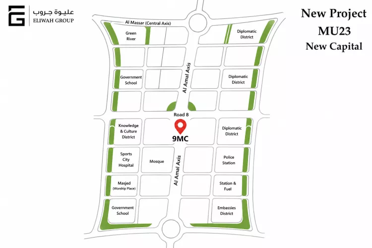 9MC Mall 9MC New Capital master plan
