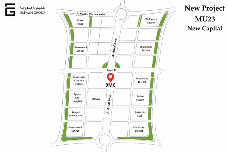مول العاصمة الإدارية master plan