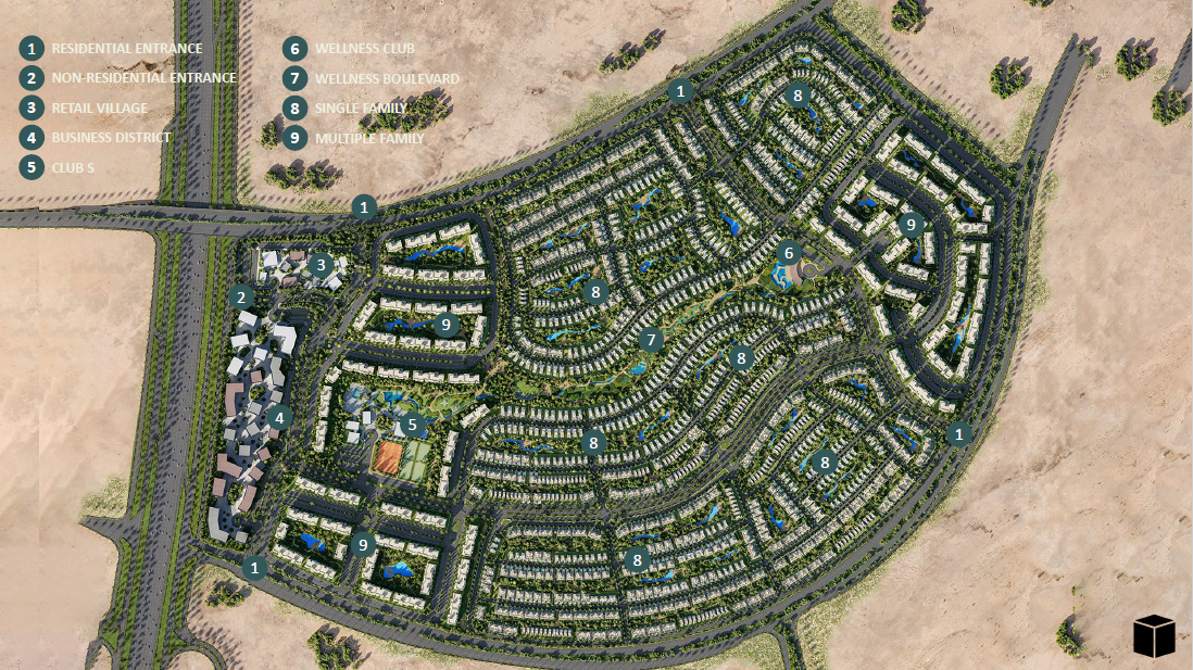 إيست فالي master plan