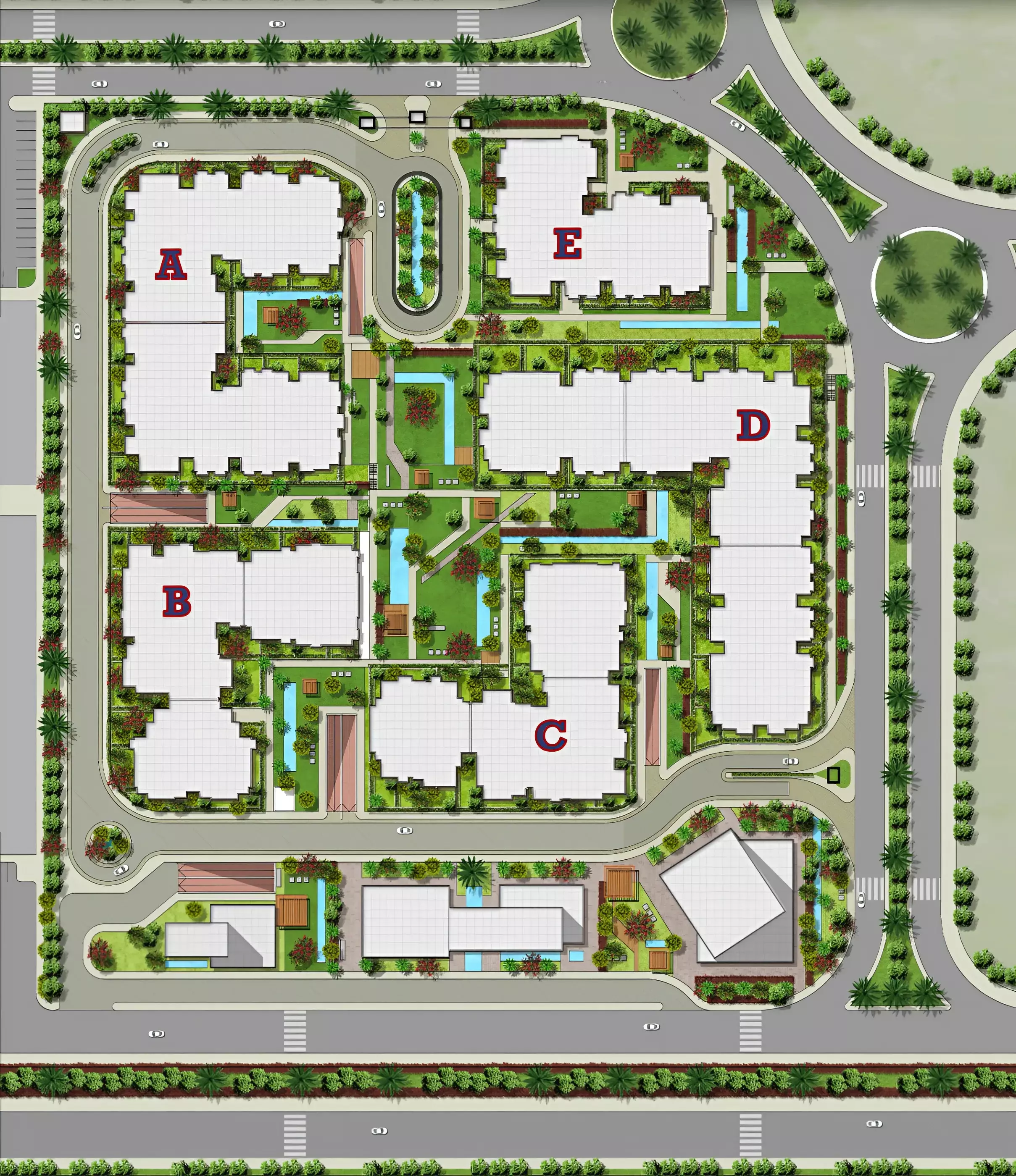 Compound Garnet New Cairo master plan