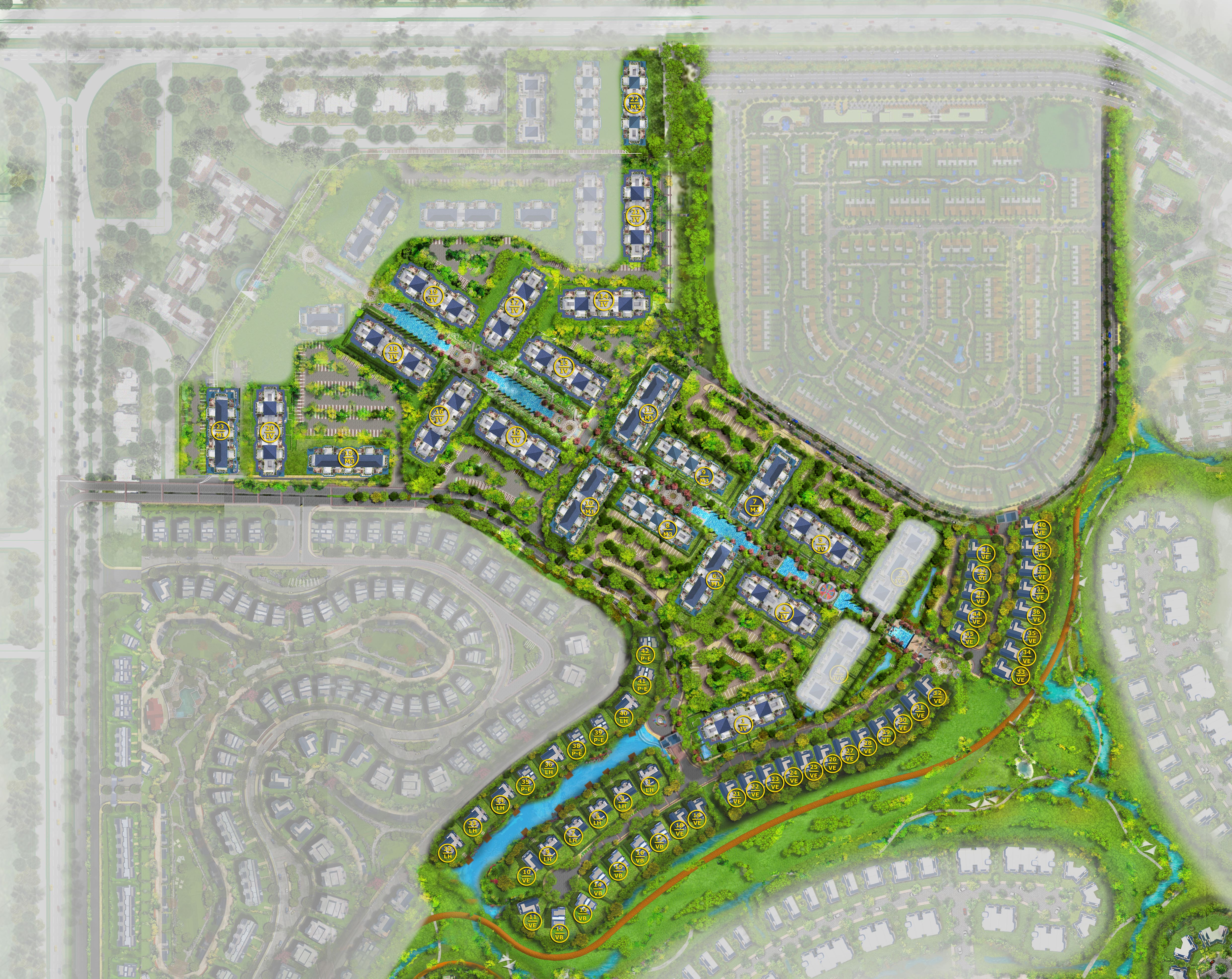 MV Park - ICity New Cairo master plan