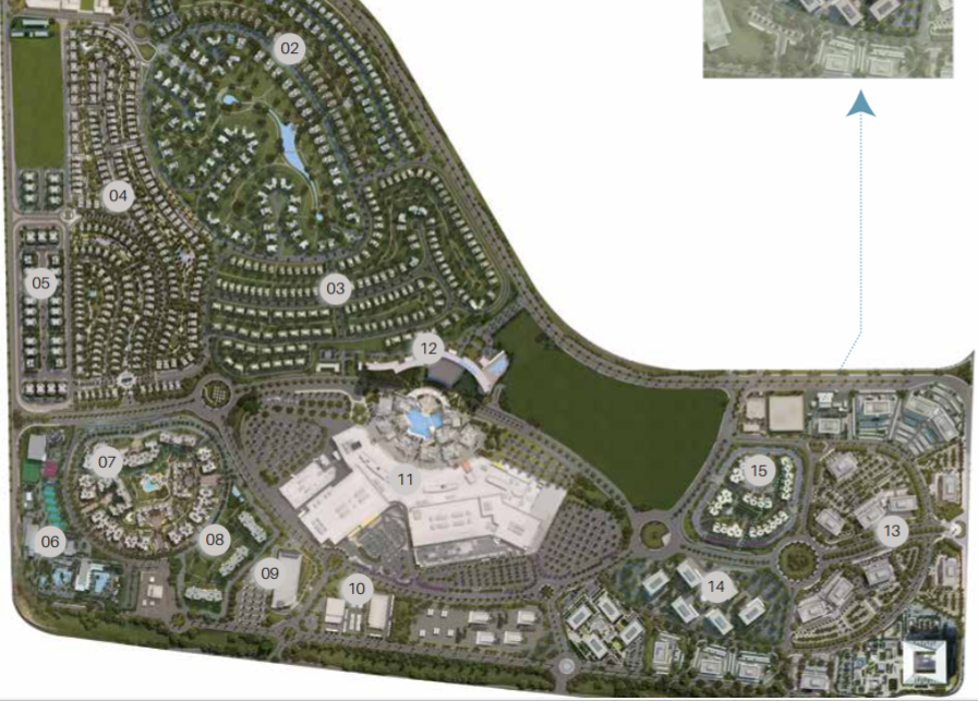 مدينة كايرو فيستيفال master plan