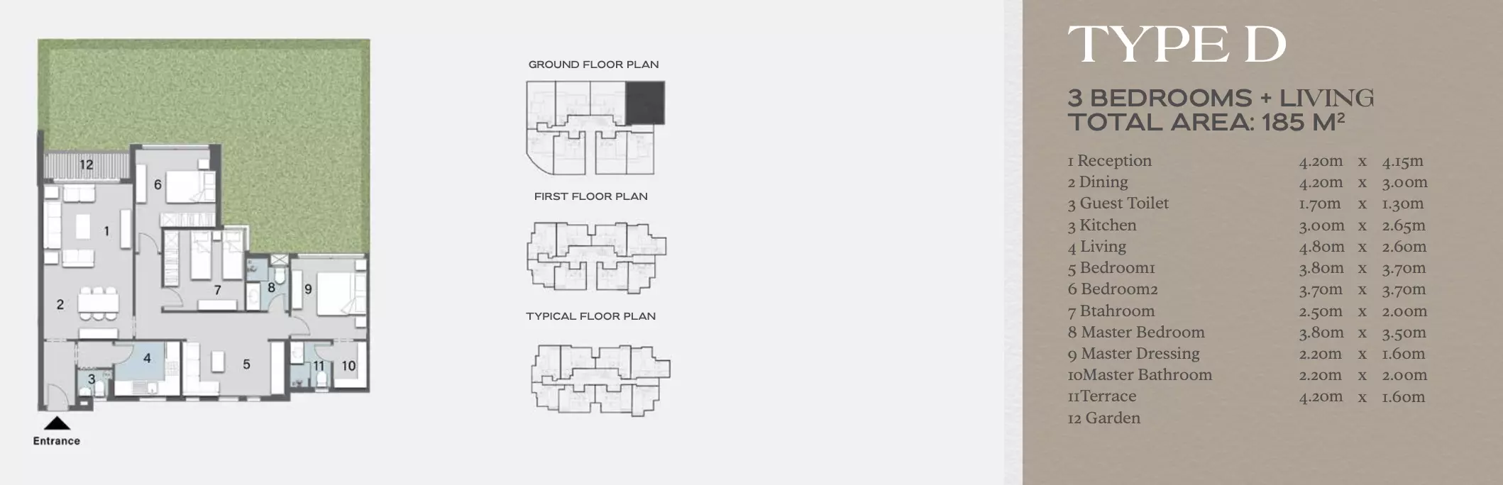 Apartment · 3 Bedrooms · 156–185 m² in كمبوند افيلين التجمع الخامس 2026 Compound Avelin New Cairo 4