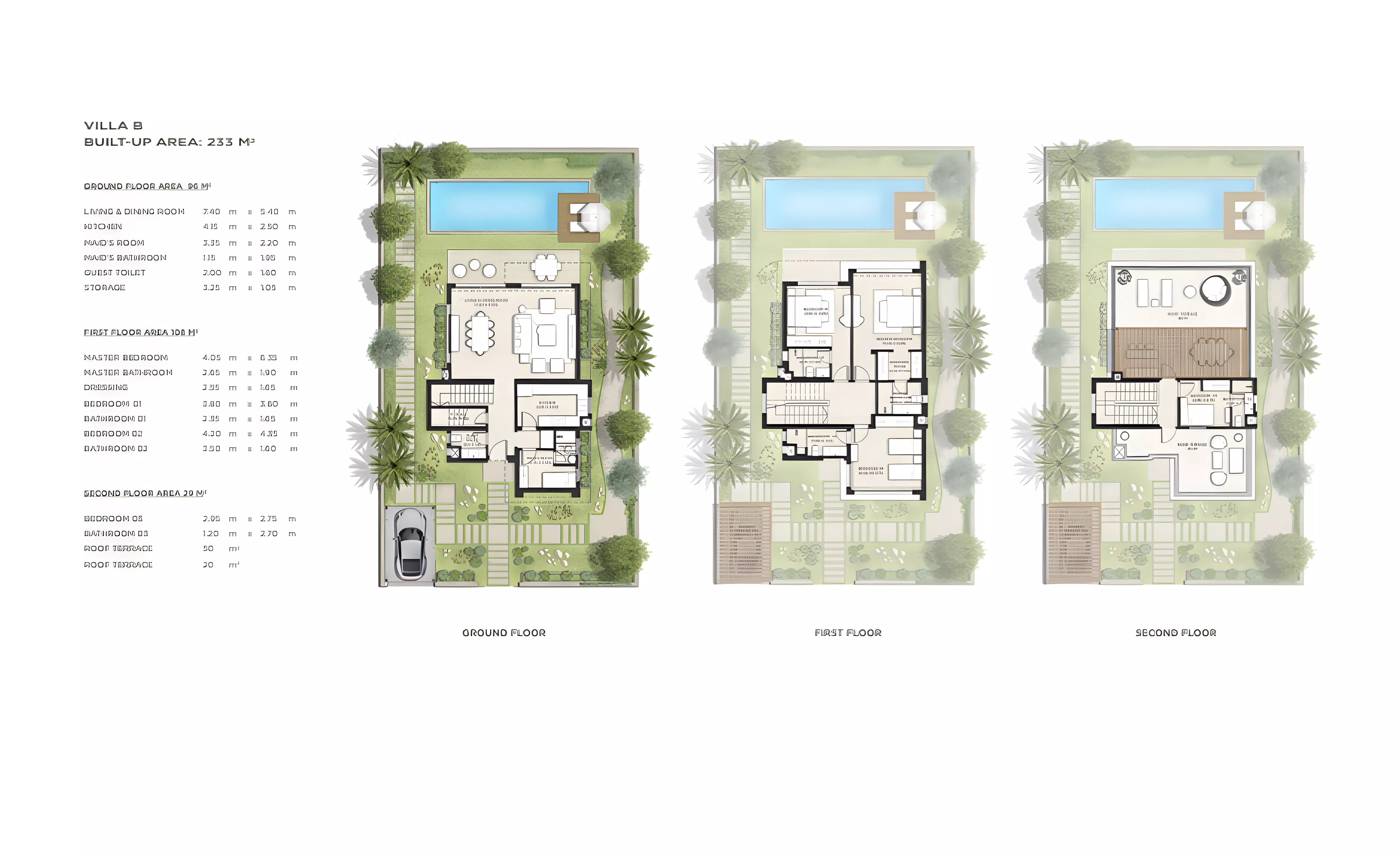 Villa · 4 Bedrooms · 221–233 m² in قرية مكادينا الغردقة 2026 Village Makadina Hurghada 2