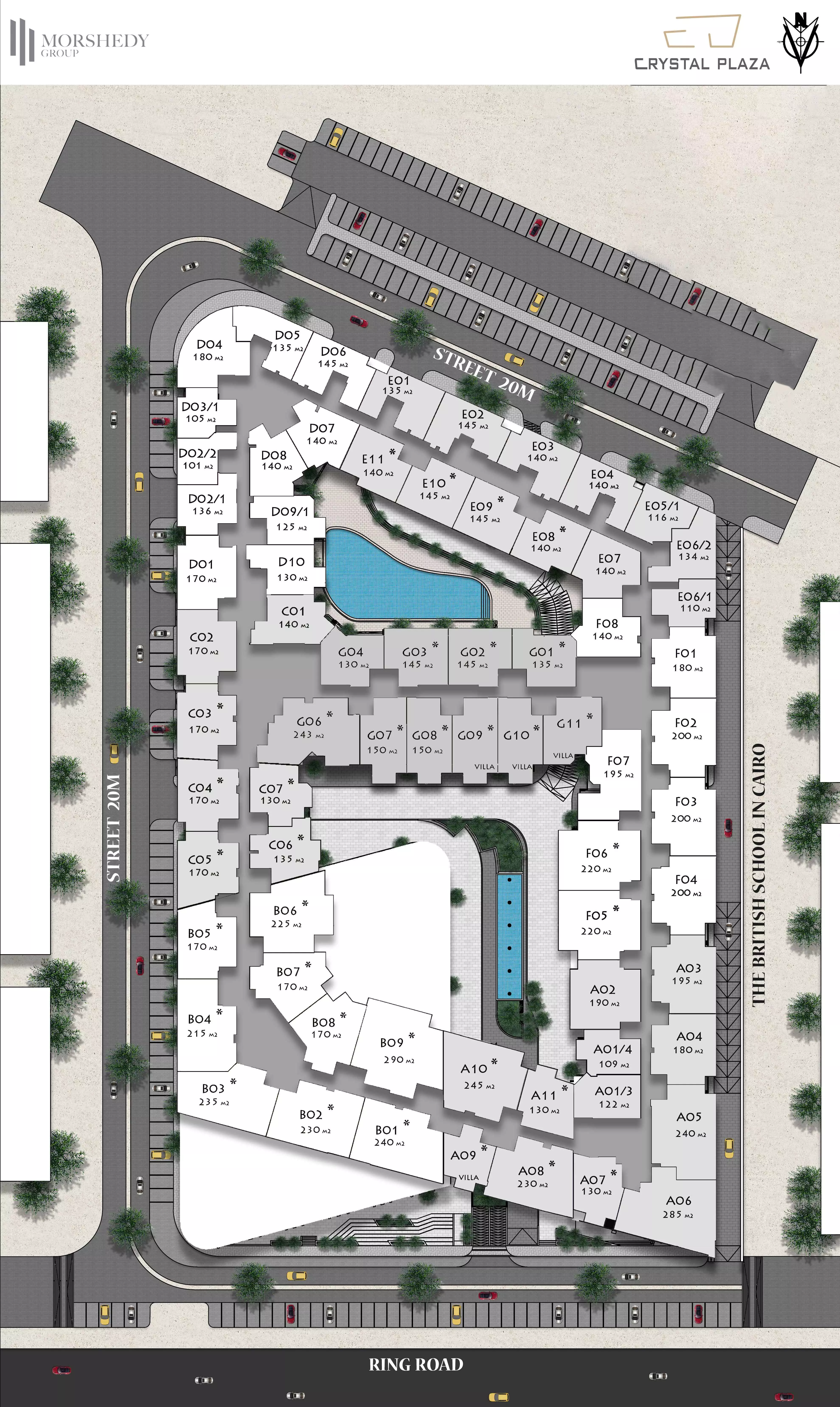 Crystal Plaza master plan