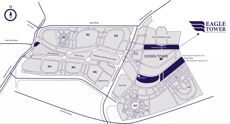 Eagle Tower New Capital master plan