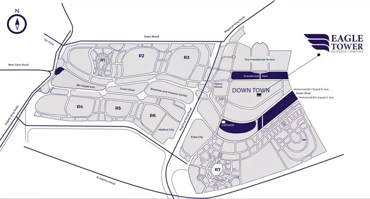 ايجل تاور العاصمة الإدارية master plan