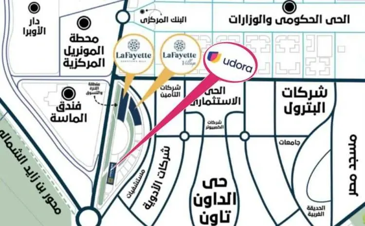 يودورا مول العاصمة الادارية master plan