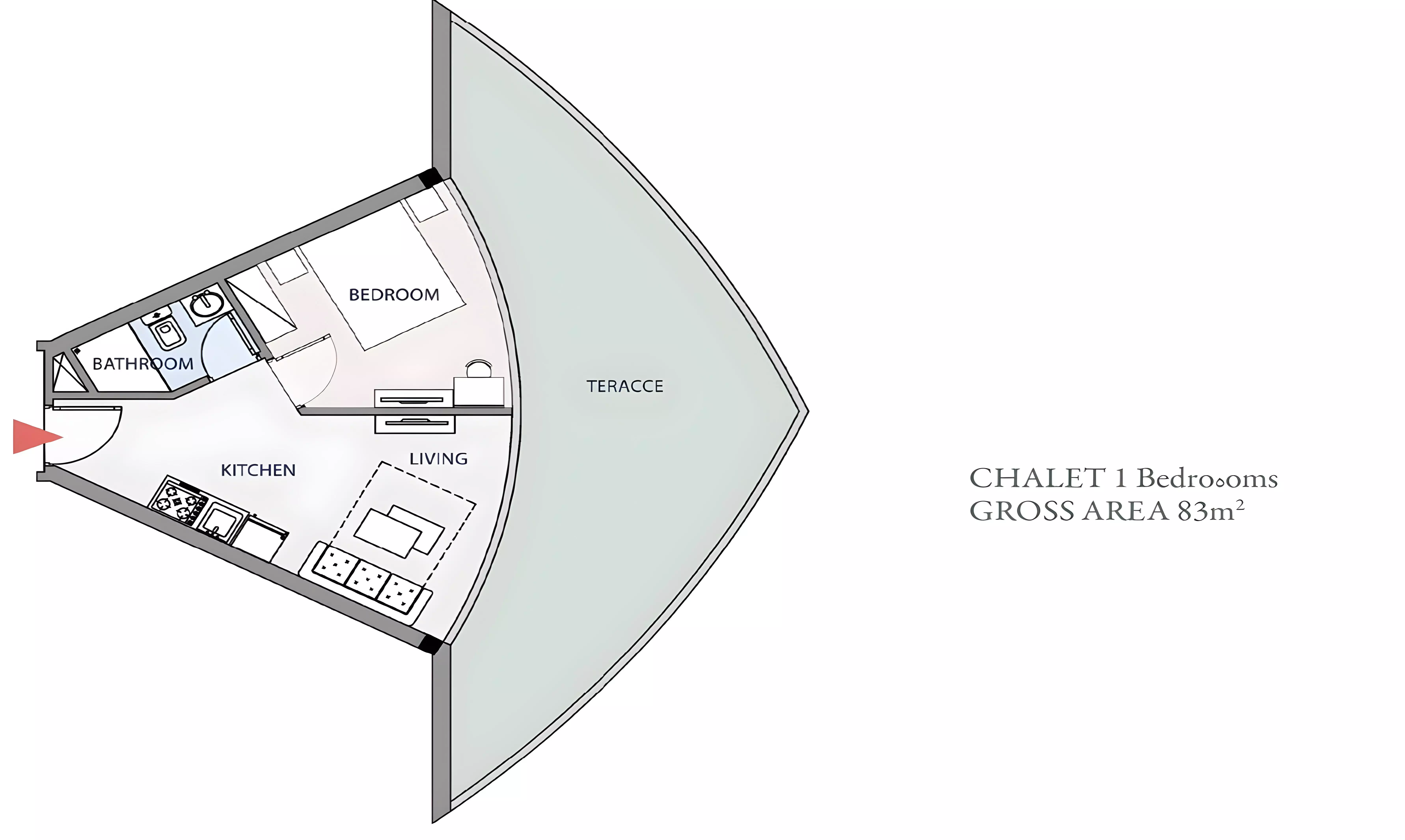 Apartment · 1 Bedroom · 41–83 m² in Porto Grande New Alamein 3