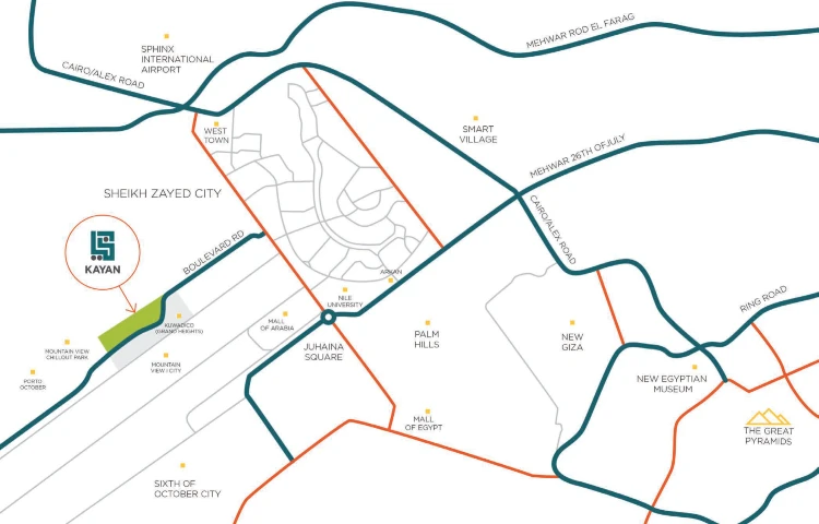 Compound Kayan 6 October master plan
