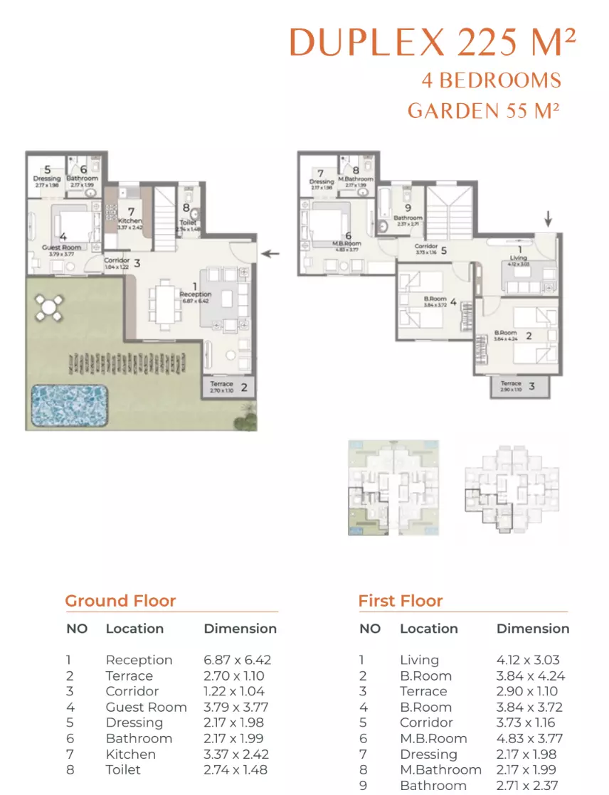 Duplex · 3 Bedrooms · 225–240 m² in Invest in Canyon 8 Compound With Flexible Plans 2026 2