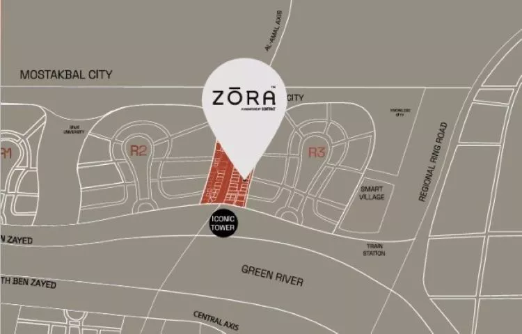 Mall Zora Tower New Capital master plan