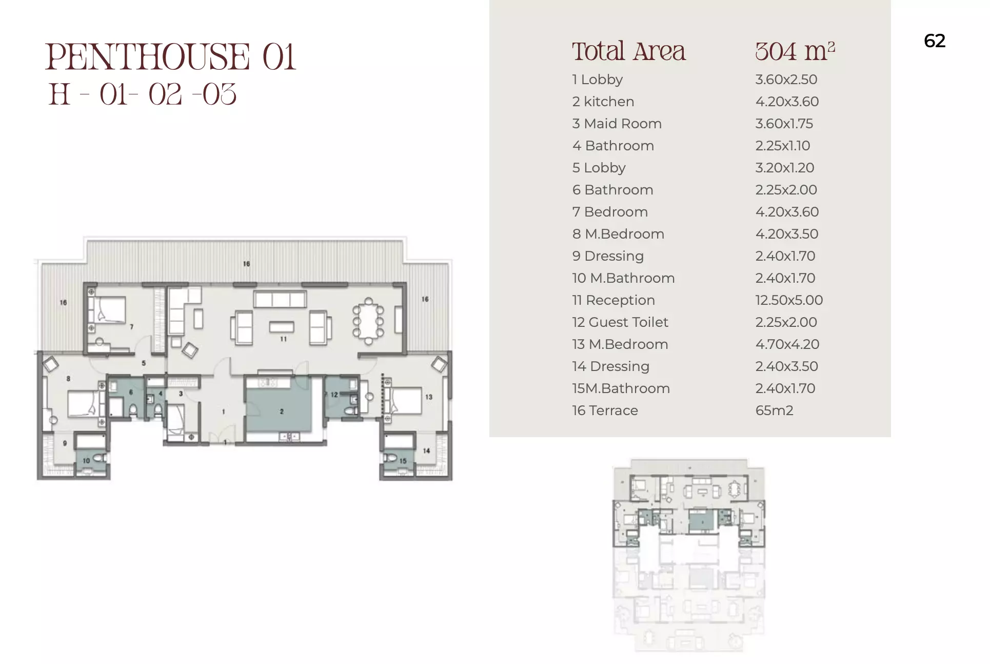 Penthouse · 3 Bedrooms · 304–340 m² in كمبوند اب ماونت العاصمة الإدارية 2026 Compound Upmount New Capital 2