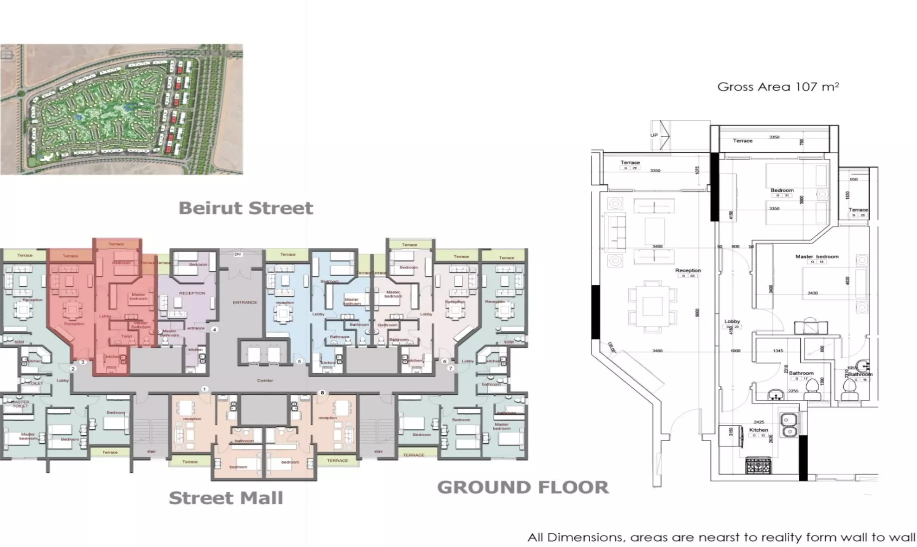 شقة · غرفتين · 103–108 م² في Nyoum Compound Mostakbal City by ADH Developments 2
