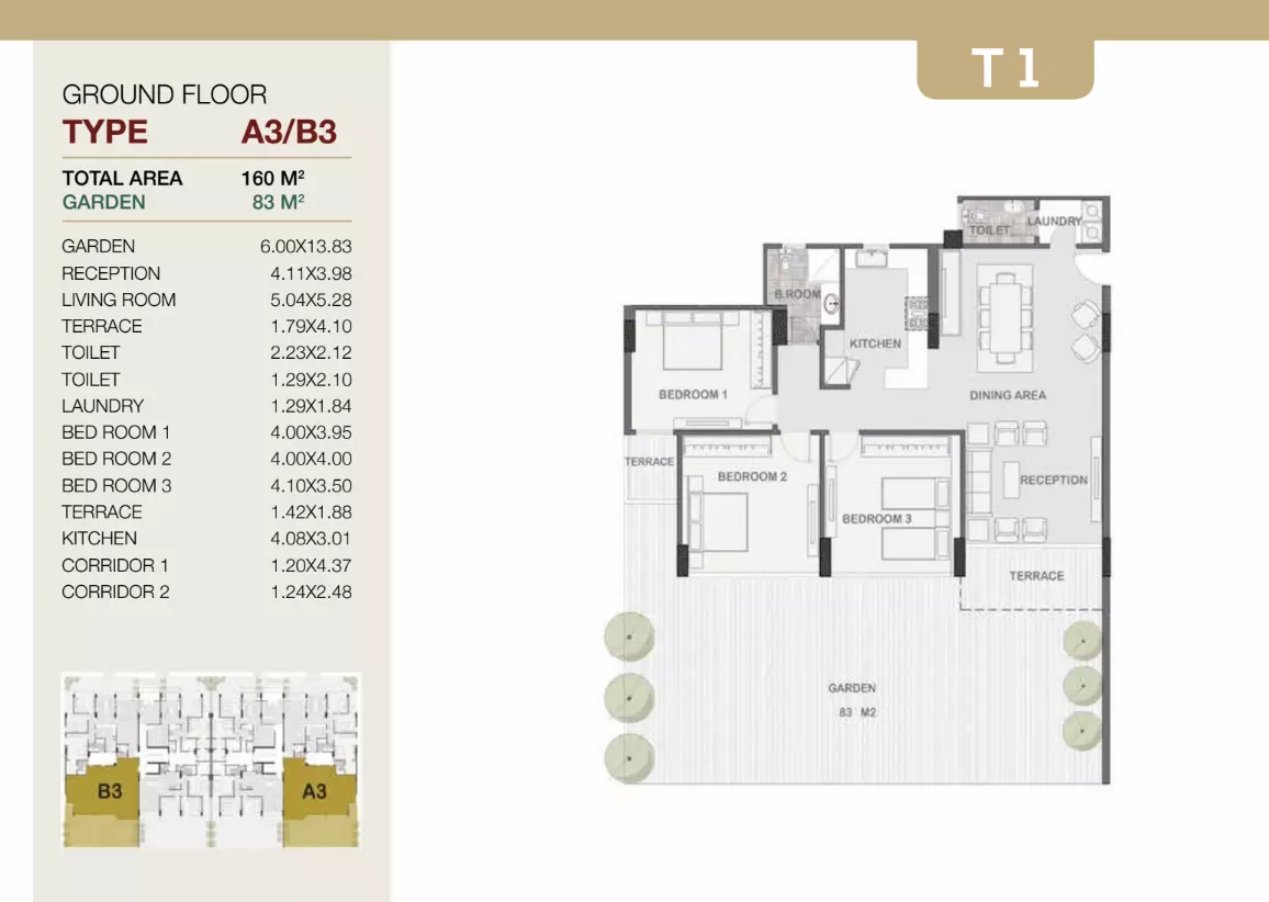 شقة · 3 غرف · 155–230 م² في The Icon Residence compound New Cairo by Style Home 2