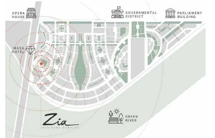 ZIA Business Complex New Capital master plan