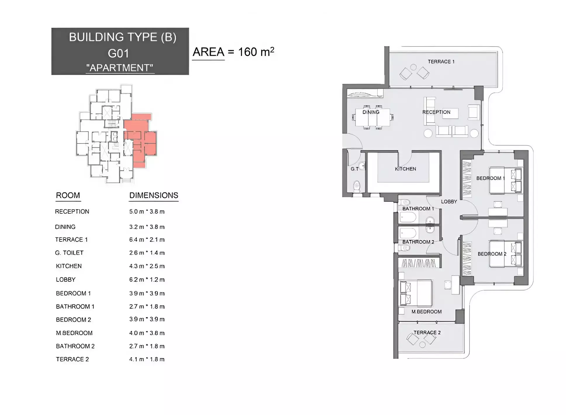Apartment · 3 Bedrooms · 152–262 m² in كمبوند سيرانو العاصمة الإدارية 2026 Compound Serrano New Capital 4