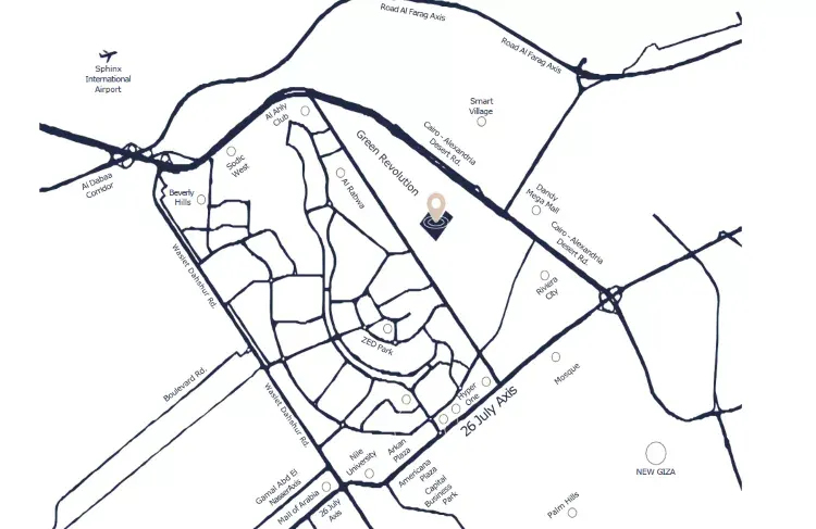 Compound Bona Nova Zayed master plan