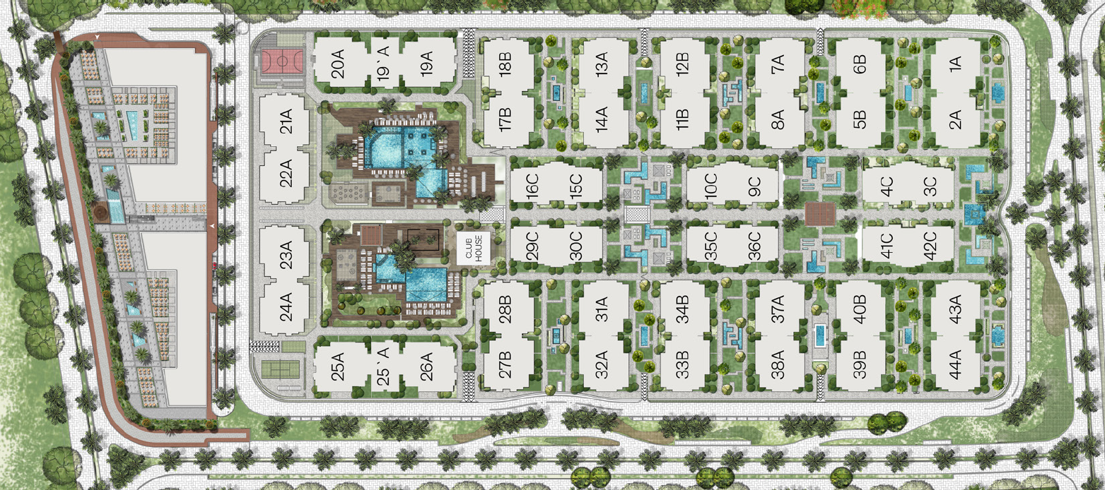 مجمع كاسل لاند مارك في العاصمة الجديدة master plan