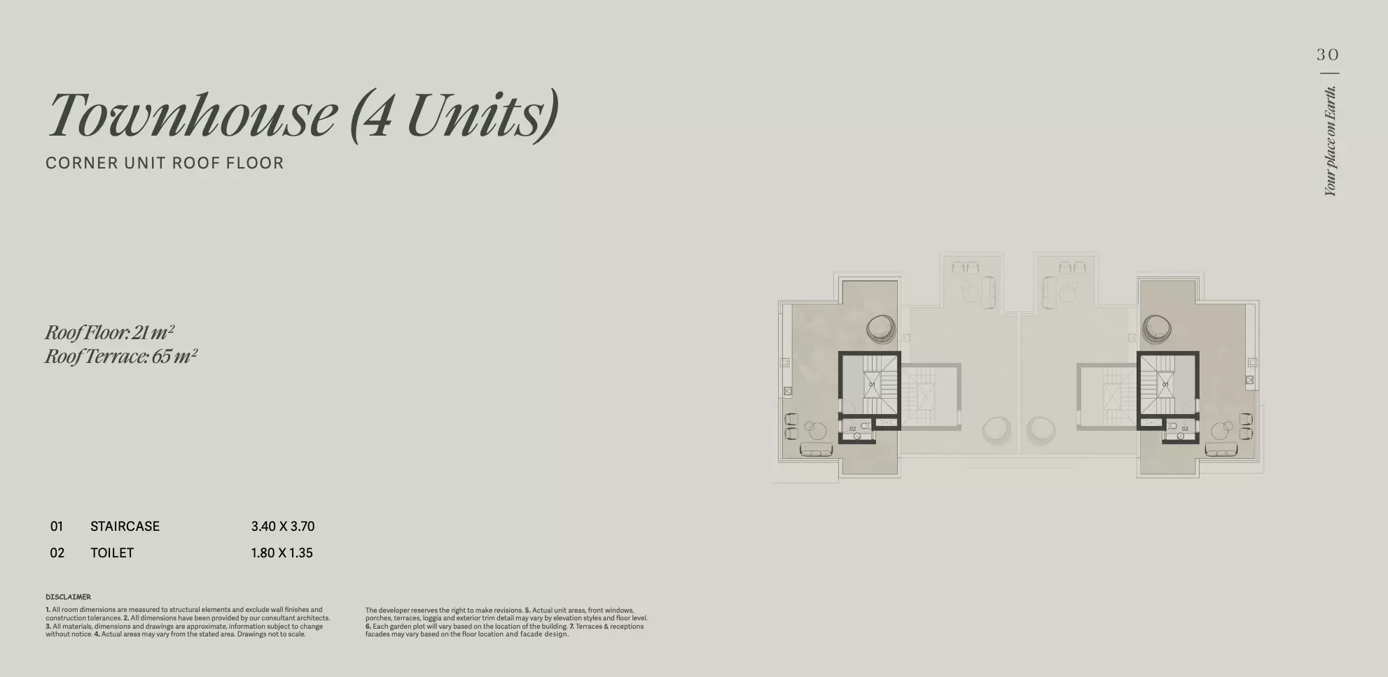 تاون هاوس · 3 غرف · 267 م² في كمبوند تييرا التجمع السادس 2026 Compound Tierra New Cairo 3