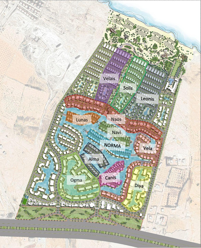 أزها نورث كوست master plan
