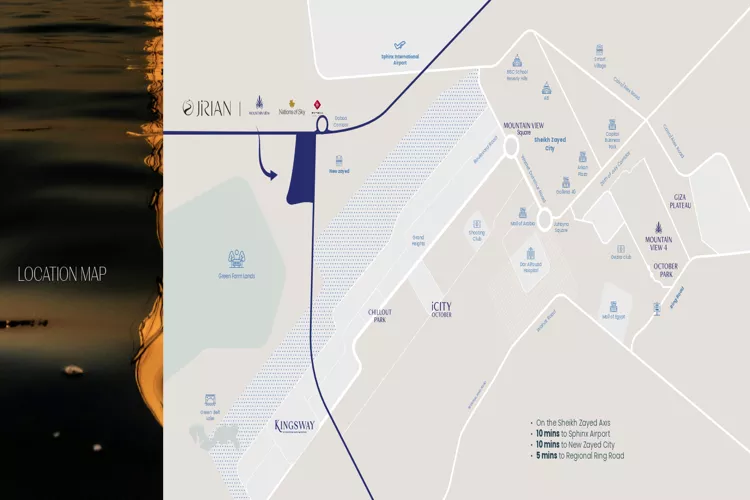 كمبوند جريان اكتوبر master plan