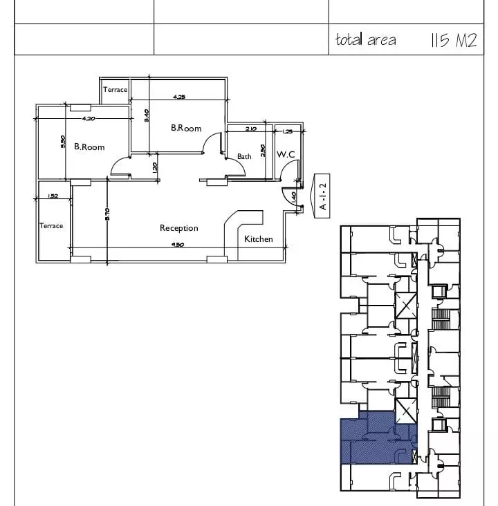 شقة · غرفتين · 105–115 م² في كمبوند ريزا الشيخ زايد 2026 Compound Riza El Sheikh Zayed 3