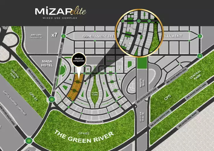 Mizar Elite Mall New Capital master plan