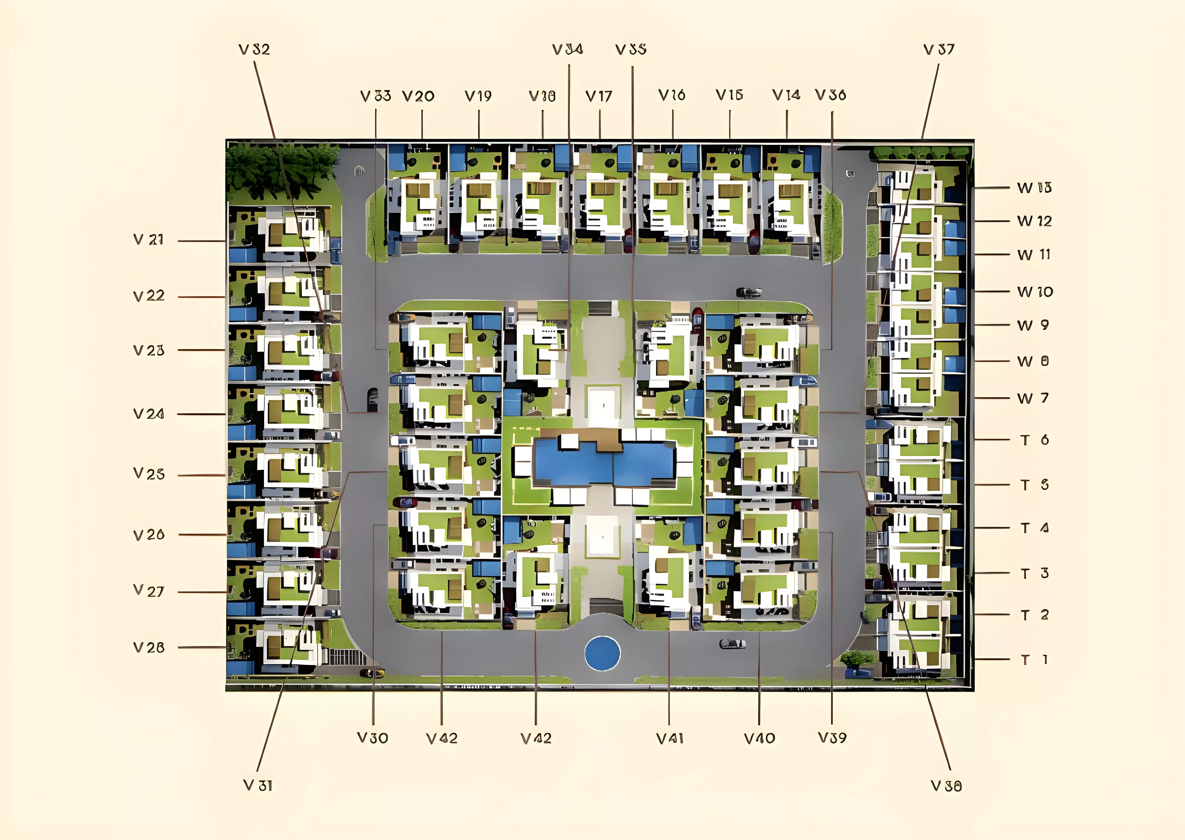 كمبوند صن جيت زايد الجديدة master plan