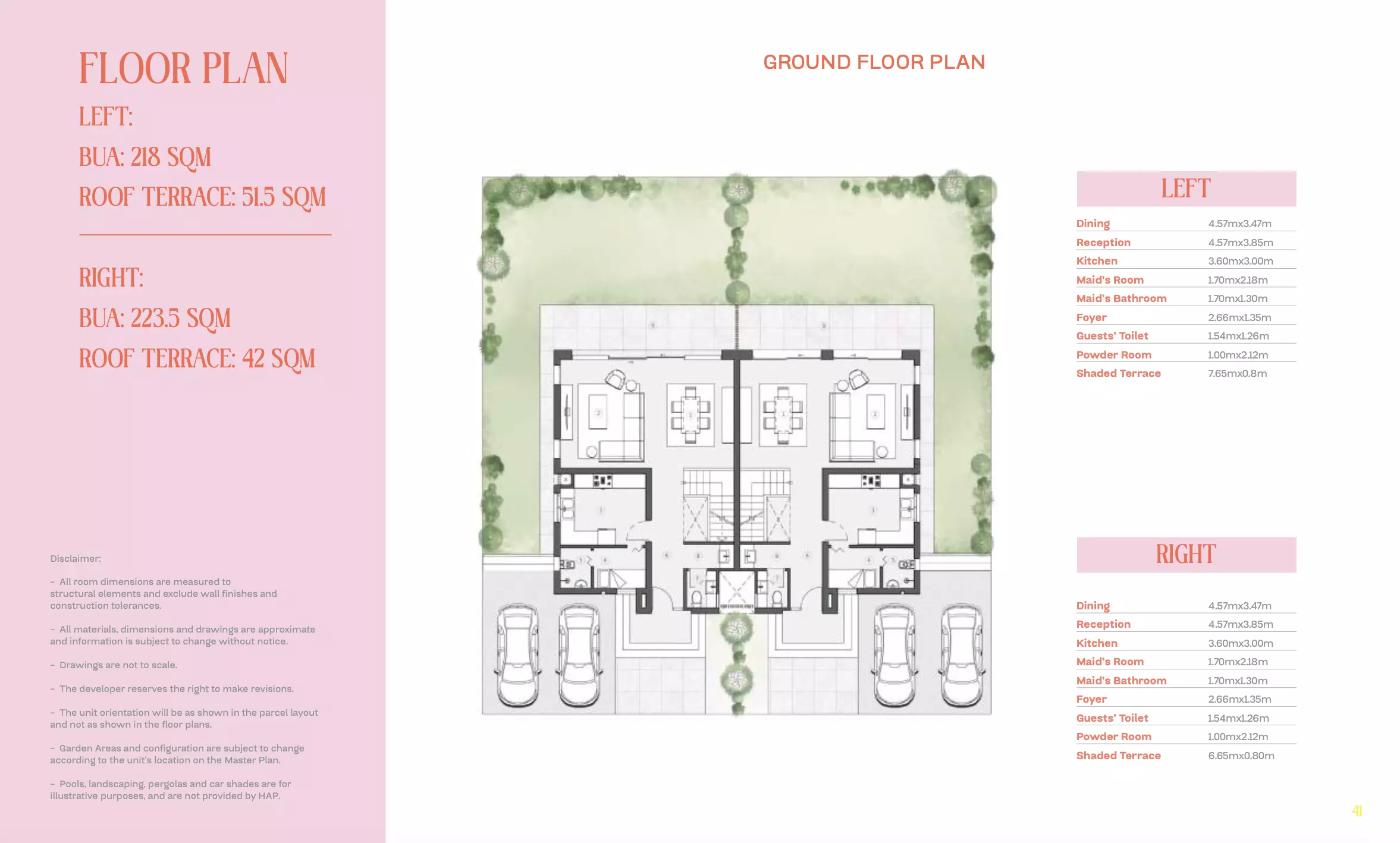Townhouse · 3 Bedrooms · 200–218 m² in The Valleys Compound 3