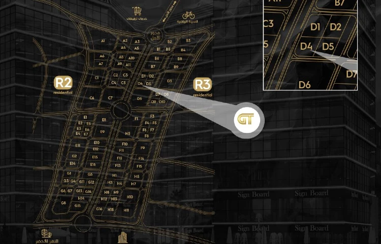 2 Golden Tower 2 New Capital master plan