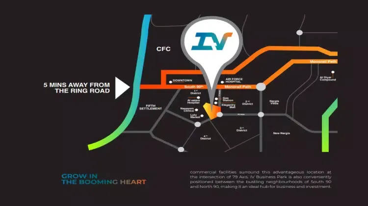 IV Business Park New Cairo master plan