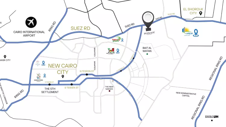 بيريدج ريزيدنس master plan