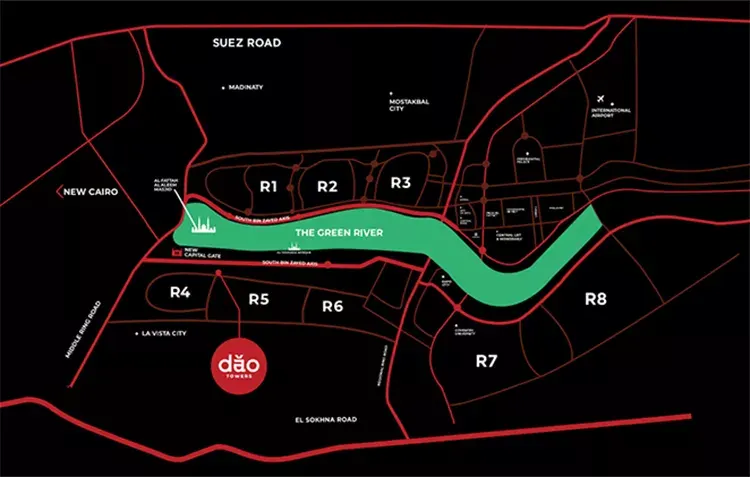 Mall Dao Tower New Capital master plan